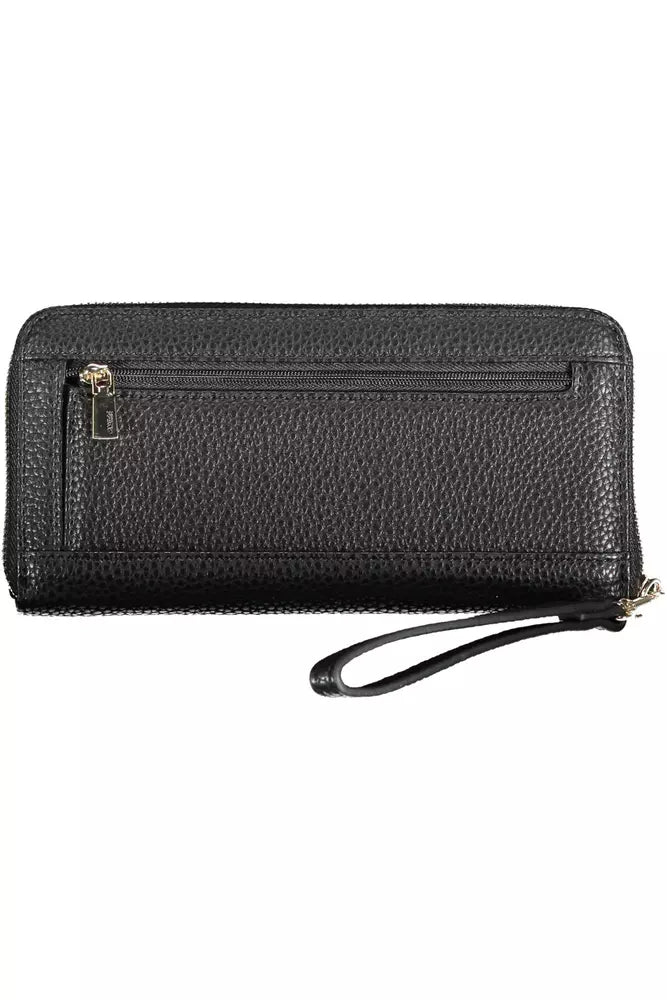 Black Polyethylene Women Wallet