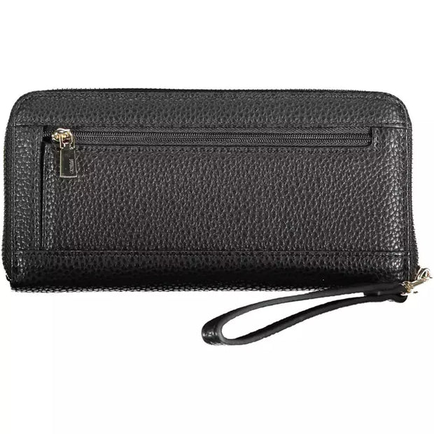 Black Polyethylene Women Wallet