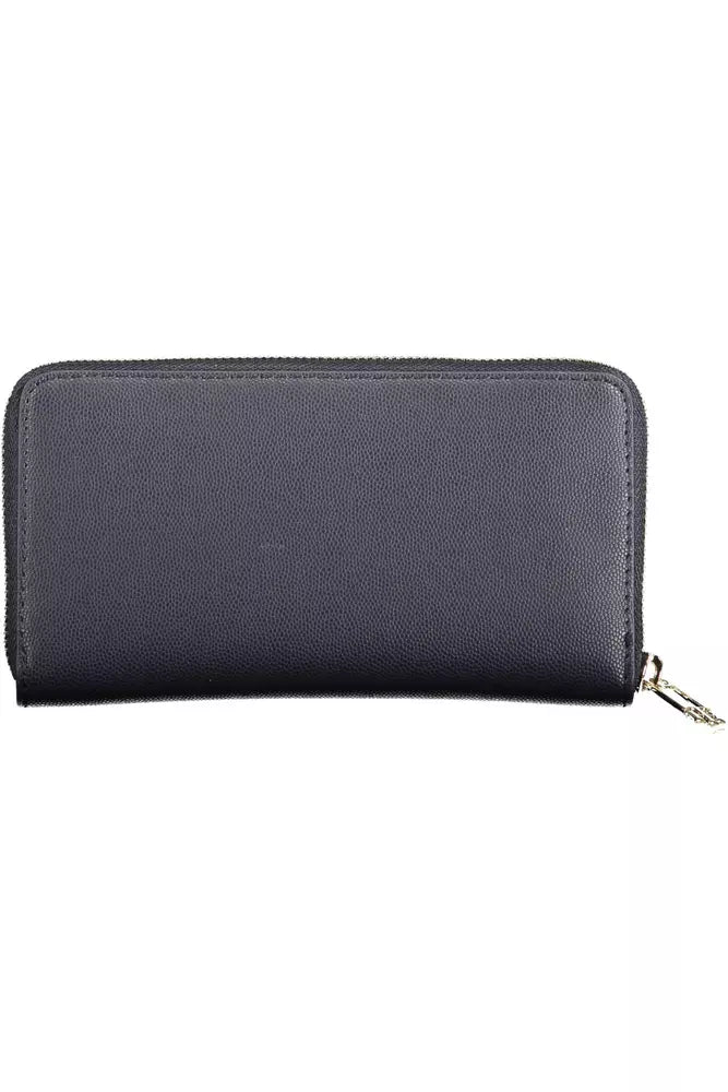 Blue Polyethylene Women Wallet