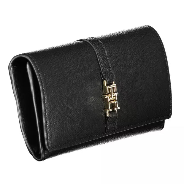 Black Polyethylene Women Wallet