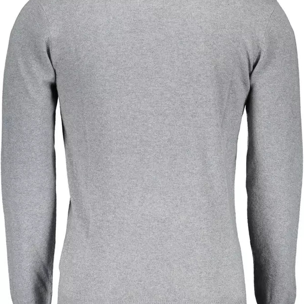 Gray Wool Men Sweater