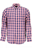 Blue Cotton Men Shirt