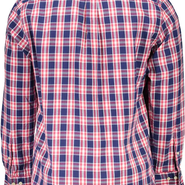 Blue Cotton Men Shirt