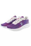 Purple Polyester Women Sneaker