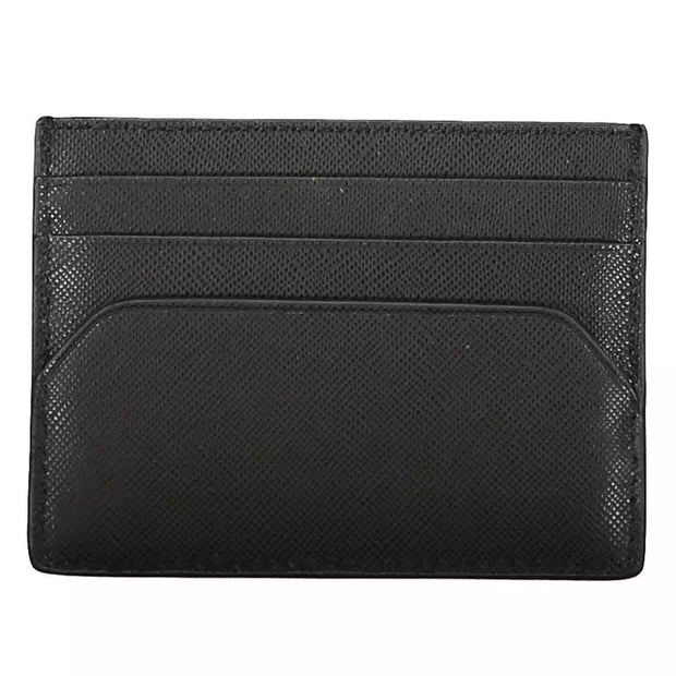 Black Leather Men Wallet