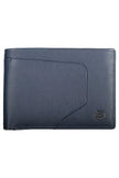 Blue Leather Men Wallet