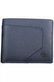 Blue Leather Men Wallet