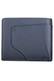 Blue Leather Men Wallet