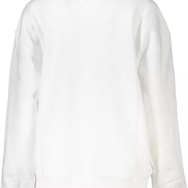 White Cotton Women Sweater