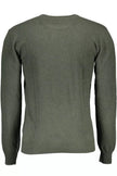 Green Wool Men Sweater