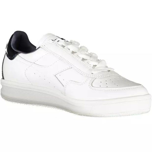 White Leather Women Sneaker