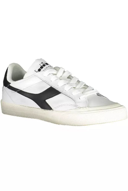 White Leather Women Sneaker