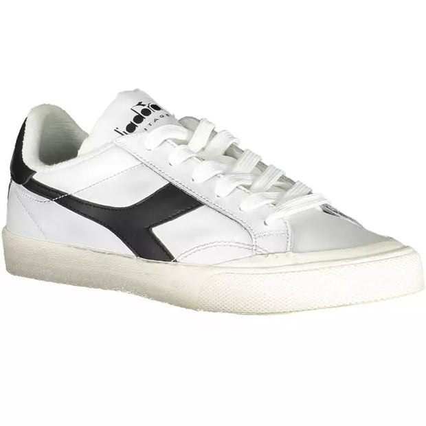 White Leather Women Sneaker