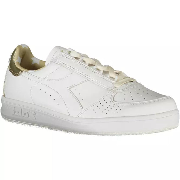 White Leather Women Sneaker