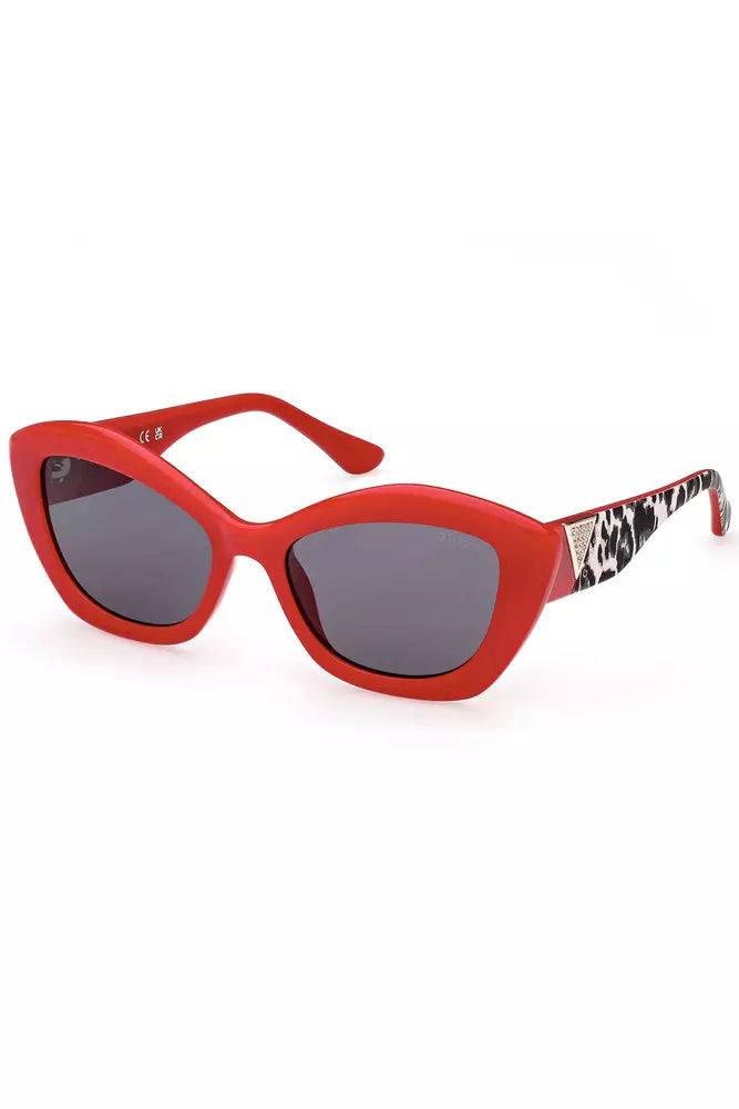 Red Injected Plastic Women Sunglass