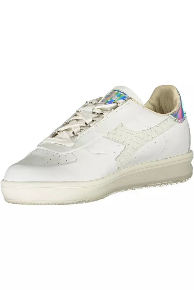 White Leather Women Sneaker