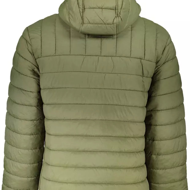 Green Polyamide Men Jacket