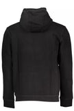 Black Cotton Men Sweater