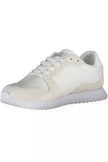 Eco-Conscious White Sneakers With Logo Accent