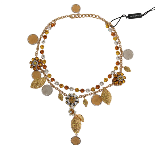 Elegant Gold-Plated Statement Necklace