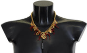 Opulent Multicolor Crystal Statement Necklace