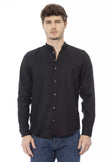 Black Lyocell Men Shirt