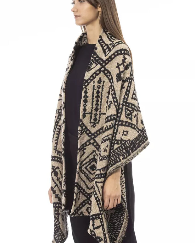 Brown Wool Women Scarf