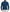 Blue Knitted Wool Alpaca Pullover Sweater
