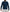 Blue Knitted Wool Alpaca Pullover Sweater