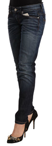 Chic Slim Fit Blue Washed Jeans