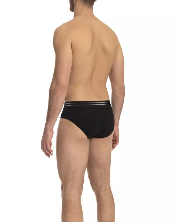 Black Cotton Men Underwear Tri-Pack
