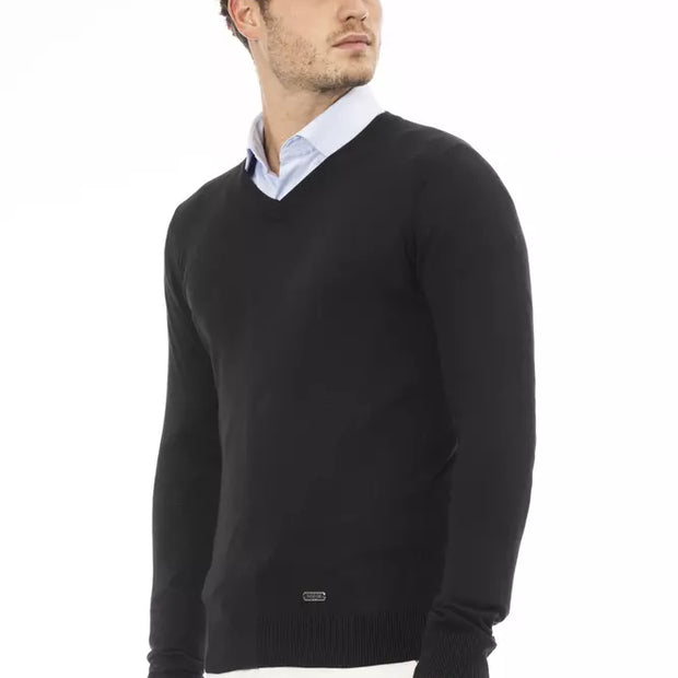 Black Modal Men Sweater