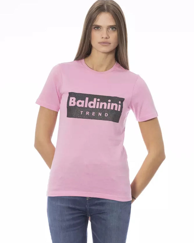 Multicolor Cotton Women T-Shirt
