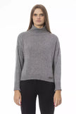 Gray Wool Women Sweater