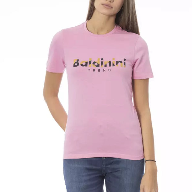 Multicolor Cotton Women T-Shirt