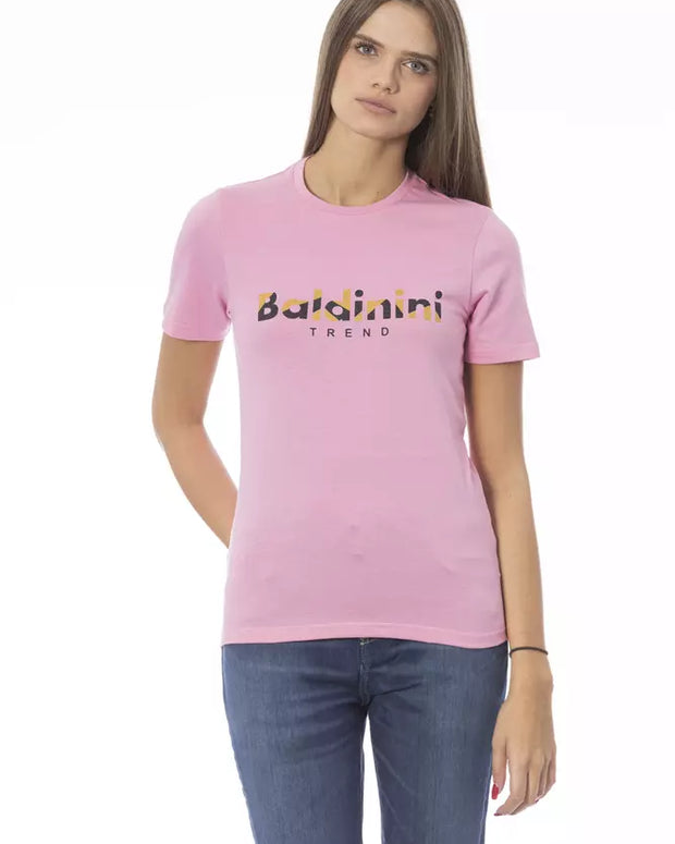 Multicolor Cotton Women T-Shirt