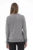 Gray Wool Women Sweater