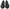 Black White Leather Formal Shoes
