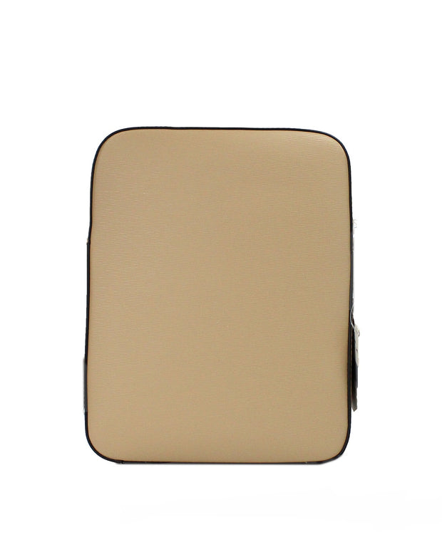 Cooper Medium Camel Crossgrain Leather Flight Crossbody Bag