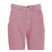 Chic Pink Raw Cut Bottom Jeans