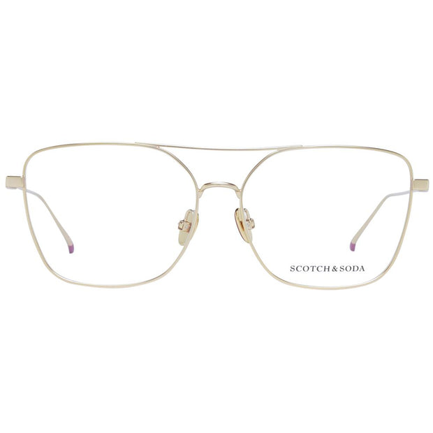 Gold Women Glasses Frame