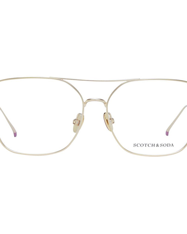 Gold Women Glasses Frame