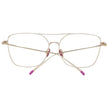 Gold Women Glasses Frame