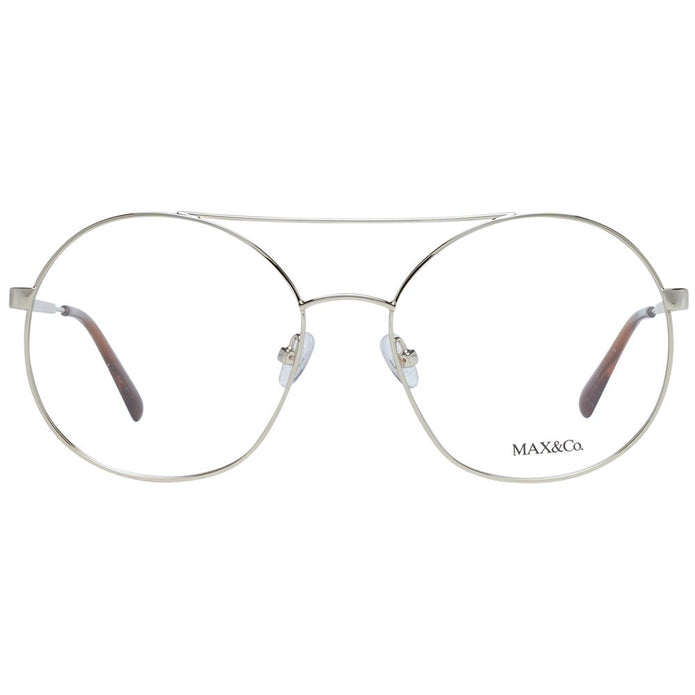 Gold Women Glasses Frame