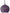 Purple Calfskin Leather Round Hand Mirror Holder