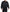 Black Leather Blouson Full Zip Bomber Jacket