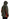 Green Orange Hooded Cotton Full Zip Jacket