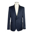 Blue Wool Men Suit