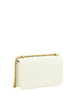 Elegant White Mini Love Shoulder Bag