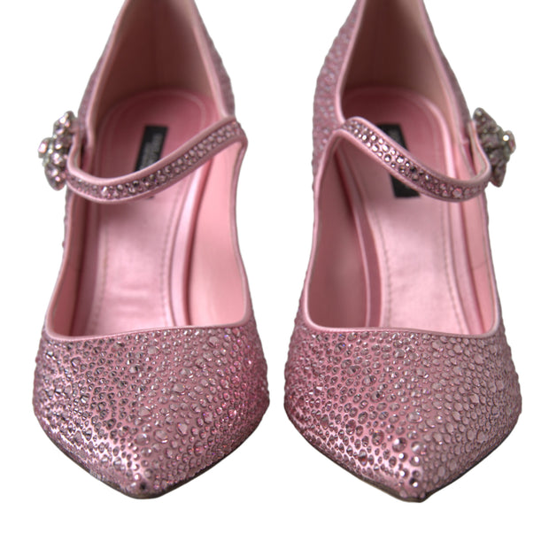 Enchanting Pink Crystal Pumps